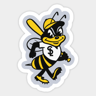 Salt Lake Bees - Retro Bee Mascot Sticker